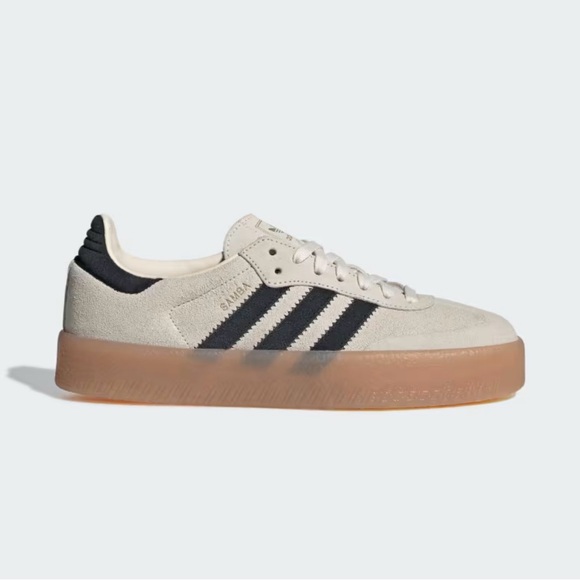 adidas Shoes - Adidas Sambae Wonder White / Core Black / Gum. Size 7 Women’s Brand New in Box